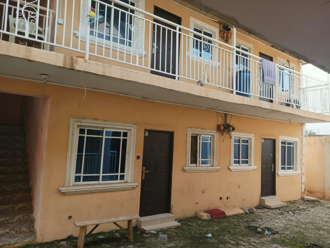  4 units of 2 bedroom and 6 units of a room self contain